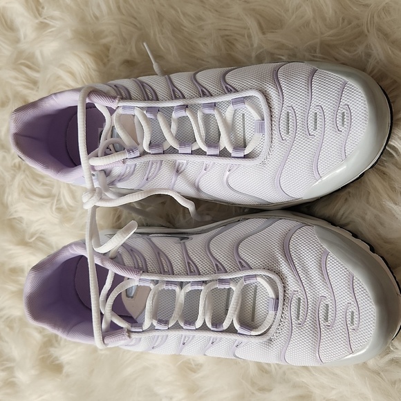 Nike Air Max Plus White Platinum Purple Sneakers Womens UK 6/ EU40/ US 8.5 - Picture 11 of 17